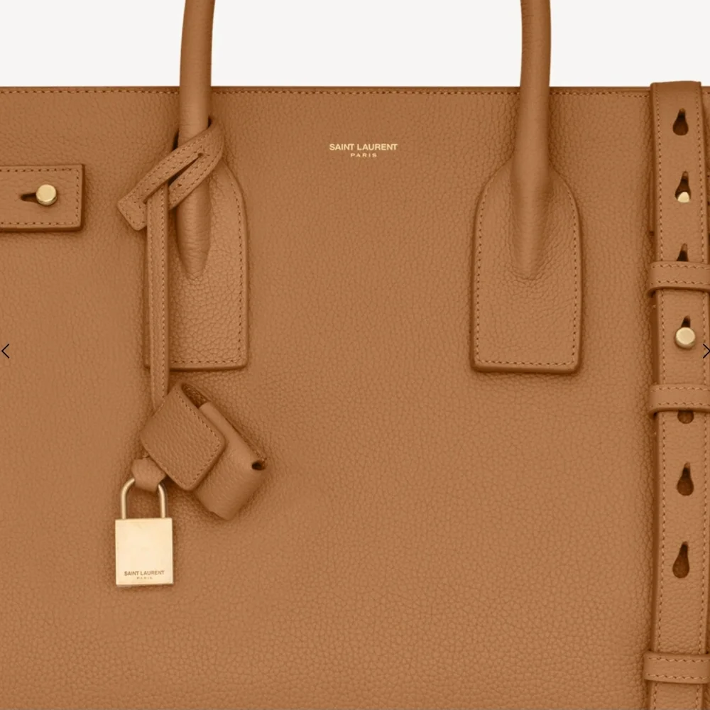 Saint Laurent Sac de Jour - Medium in Supple Grained Leather (Cinnamon) - Picture 3 of 9